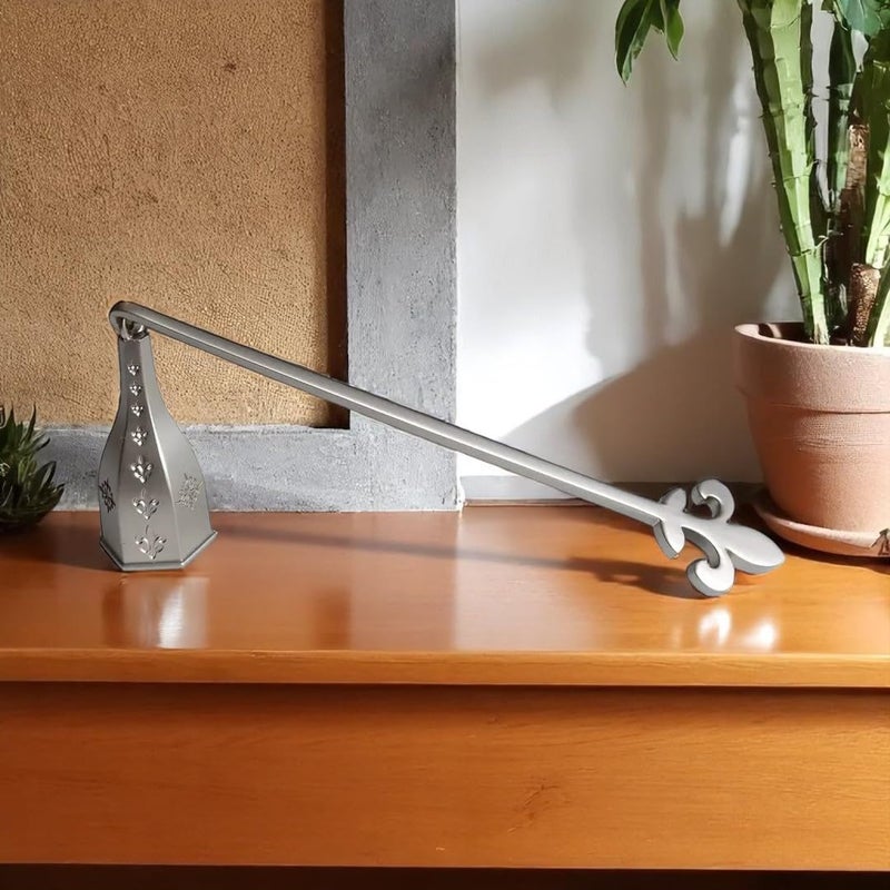 WICKMAN Candle Snuffer Pewter Finish with Fleur de Lis Design by Wickman - Image 4